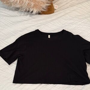 Babaton Black Crop Top